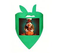 Happy Thanksgiving Turkey Dog Bandanas Triangle Dog Scarf Soft Bibs Kerchief for Small Medium Large Pets, Stylish Handkerchief Adjustable Pet Bandana for Birthday, Wedding, Party