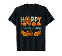Happy Thanksgiving Turkey | Fall Harvest Design T-Shirt