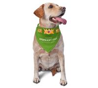 Happy Three Kings Day Epiphany Day Dog Bandanas Triangle Bibs Pet Scarf For Small Medium Large Dogs And Cat