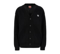 Happy Tiger Cardigan, male, Kenzo, Cardigans, Black, S, Knitwear S