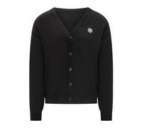 Happy Tiger Embroidered Cardigan, male, Kenzo, Cardigans, Black, M, Knitwear M