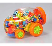 Happy Time Educational Building Blocks Toy Car, Colourful Interlocking Gears, Kids Construction Vehicle