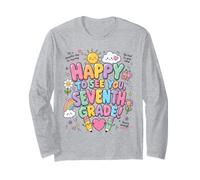 Happy to See You 7th Seventh Grade Teacher Back to School Long Sleeve T-Shirt