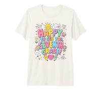 Happy to See You 7th Seventh Grade Teacher Back to School Premium T-Shirt