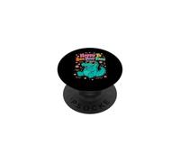 Happy To See Your Face Funny Alligator Teacher PopSockets Adhesive PopGrip