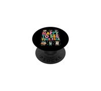 Happy To See Your Face Teacher Welcome Back School PopSockets Adhesive PopGrip