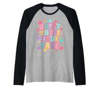Happy to See Your Face Teacher Womens Tie Dye Leopard Raglan Baseball Tee