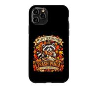 Happy Trashgiving Fall Feast Specialist Raccoon Art Case for iPhone 11 Pro