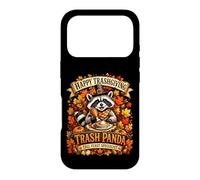 Happy Trashgiving Fall Feast Specialist Raccoon Art Case for iPhone 17 Pro