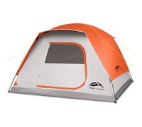 Happy Travel Camping Tent, 6 Person Dome Tents for Camping with Rainfly, Waterproof Clips Easy Setup Portable Family Tent with Mesh Windows, 20% More Headroom Backpacking Tents for Camping & Hiking