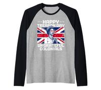 Happy Treason Day Ungrateful Colonials Elizabeth Raglan Baseball Tee