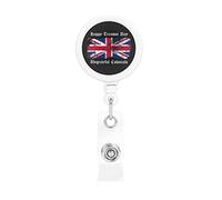 Happy Treason Day Ungrateful Colonials Retractable Badge Holder Reel Clip Id Card Holder forNurse Student Office Worker