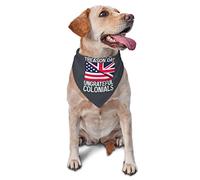 Happy Treason Day Ungrateful Colonials Spring Dog Bandanas Boy Bulk Puppy Kerchief Adjustable Soft Triangle Bibs Accessories for Small Medium Large Dogs Cats White