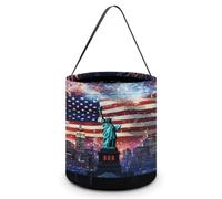 Happy U.S.A Independence Day Halloween Candy Bag Pumpkin Tricking Or Treating Tote Easter Eggs Bucket Best Party Gifts