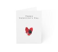 Happy Valentine’s Day Card - Minimal Modern Valentine Card for Runners, Gym Lovers & Active Partners