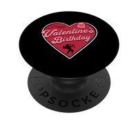 Happy Valentine's Birthday 14th February PopSockets Swappable PopGrip