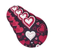 Happy Valentine's Day Car Air Freshener Cards for Women Men 4 Pack Cute Car Accessories Long Lasting Scent Car Diffuser Hanging Auto Aromatherapy Tablets Car Fresheners Gifts