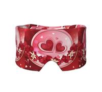 Happy Valentine's Day, Full Eye Covers Light Blocking Eye Mask Sleep Eye and Ear Muffs