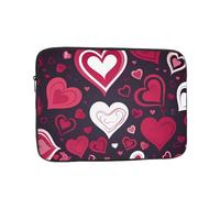 Happy Valentine's Day Laptop Case 10 inch, Shockproof Protective Computer Sleeve Cover Water Resistant Laptop Bag Carrying Tablet Cover Briefcase Handbags Gifts for Men Women