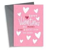 Happy Valentine's Day Mummy from the Bump love heart card.