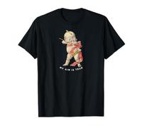 Happy Valentines Day My AIM is True Cupid Arrow Cherub Angel T-Shirt