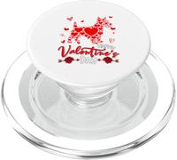 Happy Valentine's Day Norwich Terrier Cute Hearts Owner PopSockets PopGrip for MagSafe