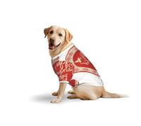 Happy Valentine's Day Print Breathable Dog Tshirt for Medium Large Breed