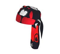 Happy Valentine's Day Print Skull Headwrap Under Helmet Cycling Cap Lightweight Quick Dry Adult Gift One Size