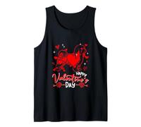 Happy Valentine's Day Shih Tzu Cute Hearts Shape Owner Kids Tank Top