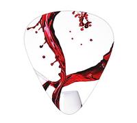Happy Valentines Day Wine Print Guitar Picks Personalized Novelty Guitar Plectrums For Electric Guitar Acoustic Guitar 12 Pack