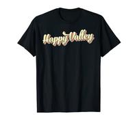 Happy Valley TShirt Retro Art Baseball Font Vintage T-Shirt