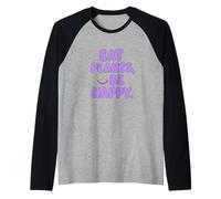 Happy Vegan Raglan Baseball Tee