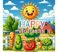 HAPPY VEGETABLES: Creative Coloring for Kids, Learning and Development Through Art, Educational Fun, Coloring Book for Kids