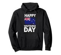 Happy Waitangi Day New Zealand Flag Proud Kiwi NZ Pullover Hoodie