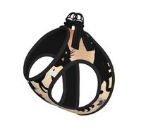 Happy Walking Kitty Print Harness Leash Set For Cat Dog, Reflective Adjustable Escape-Proof Vest Lead With Soft Breathable Mesh, For Small Pets And Kitten Puppy