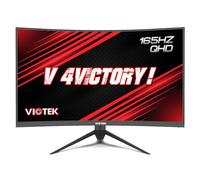 Happy Watch GNV32DBE 32-Inch Curved Gaming Monitor | 2560x1440p QHD | 165Hz | 120% sRGB | FreeSync/G-Sync | 2X DP, 1x HDMI 2.0 | 3 Years Zero Dead Pixels