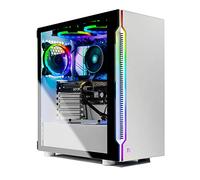 Happy Watch SkyTech Archangel 3.0 Gaming Computer PC Desktop - Ryzen 7 3700X 8-Core 3.6GHz, RTX 3060 12GB, 1TB SSD, 16GB DDR4 3200, RGB Fans, AC WiFi, 600W Gold PSU, Windows 10 Home 64-bit, White