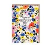 Happy Wedding Day Floral Greeting Card