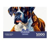 Happy White Dog Running Through Colorful Flowers Quality Paper Material Excellent Hobby for Quiet Time, Weekends And Holiday Relaxation 70x50cm/1000pcs