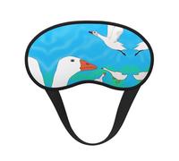 Happy White Goose Full-Coverage Sleep mask Full-Coverage Sleep mask Relaxing Stress-Free Nighttime Eye mask