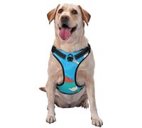 Happy White Goose Small Printed pet Traction Vest for Pets to wear When Walking The Dog or Climbing Mountains