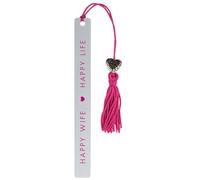 Happy Wife, Happy Life Metal Bookmark