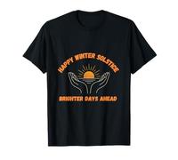 Happy Winter Solstice Brighter Days Ahead Yule Pagan T-Shirt