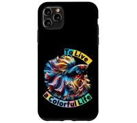 Happy Wonderful Moment To Live a Colorful Life Matching Team Case for iPhone 11 Pro Max