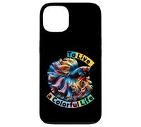 Happy Wonderful Moment To Live a Colorful Life Matching Team Case for iPhone 13