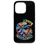 Happy Wonderful Moment To Live a Colorful Life Matching Team Case for iPhone 13 Pro