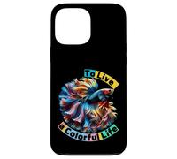 Happy Wonderful Moment To Live a Colorful Life Matching Team Case for iPhone 13 Pro Max