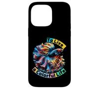 Happy Wonderful Moment To Live a Colorful Life Matching Team Case for iPhone 14 Pro Max