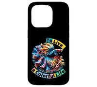Happy Wonderful Moment To Live a Colorful Life Matching Team Case for iPhone 15 Pro