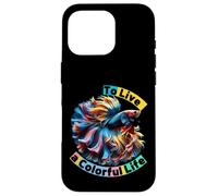 Happy Wonderful Moment To Live a Colorful Life Matching Team Case for iPhone 16 Pro